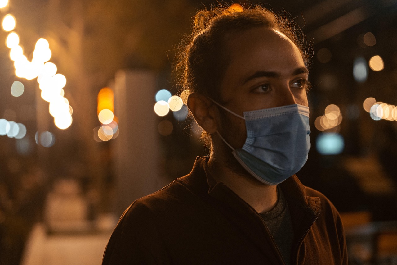 Man, mask, covid — How To Choose The Best Place For Undereyes Filler