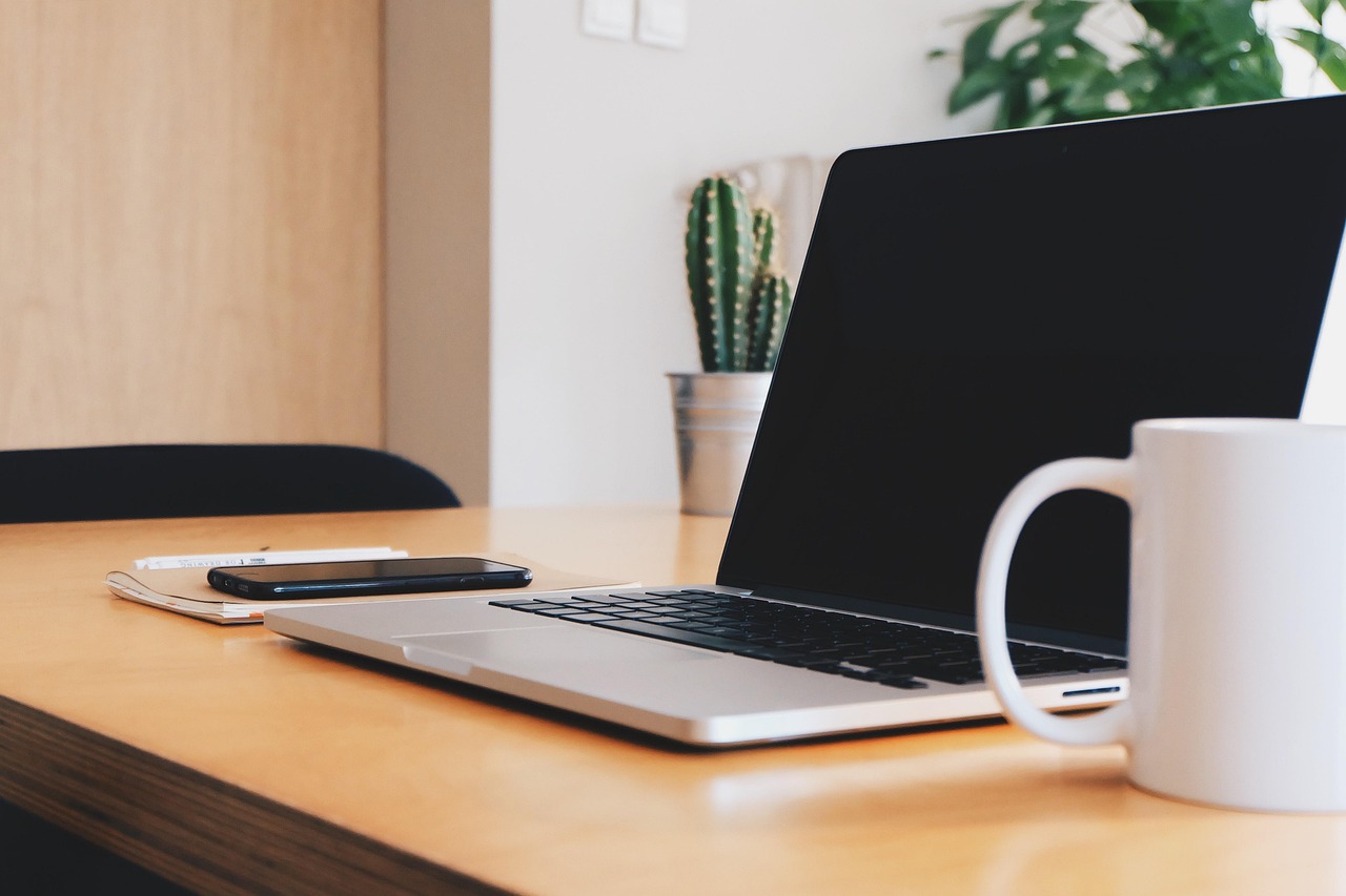 Office, desk, coffee cup — Safety Tips For Using a Roll Container