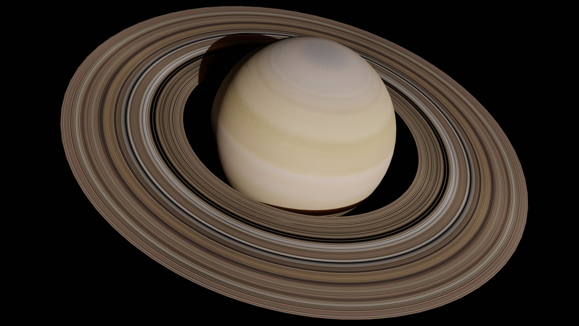 decagon around Saturn